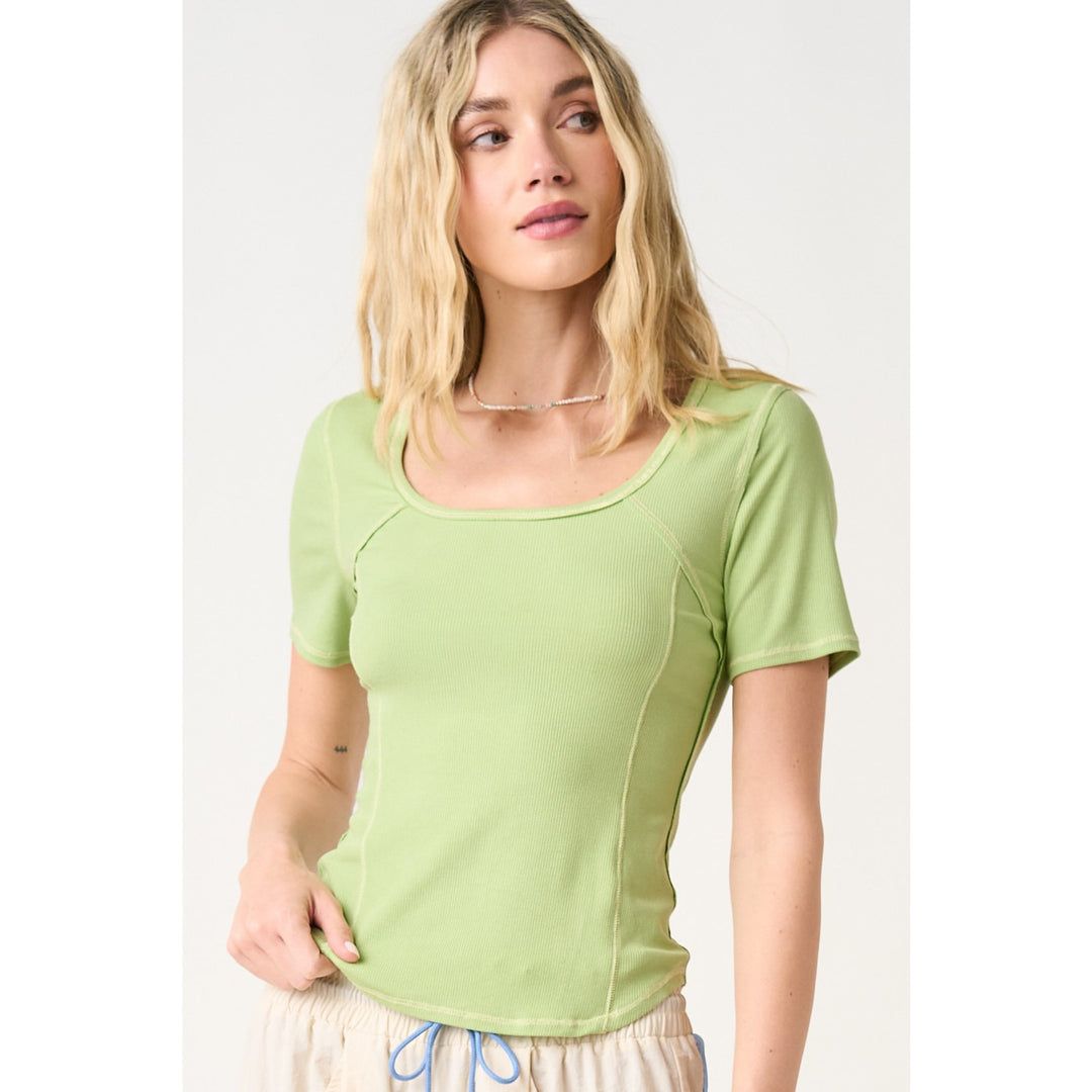 Trudy Ribbed Tee