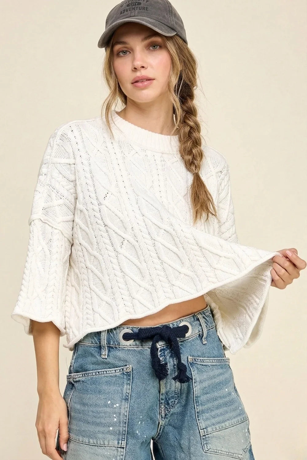 Rey Cable Sweater