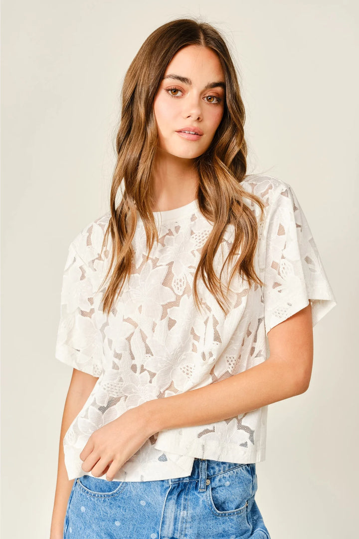 Fleur Lace Tee