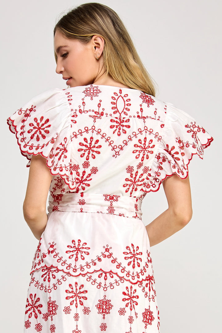 Melody Embroidered Top