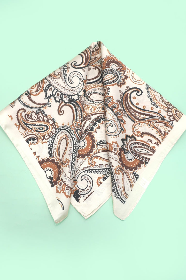Crimson Paisley Scarf