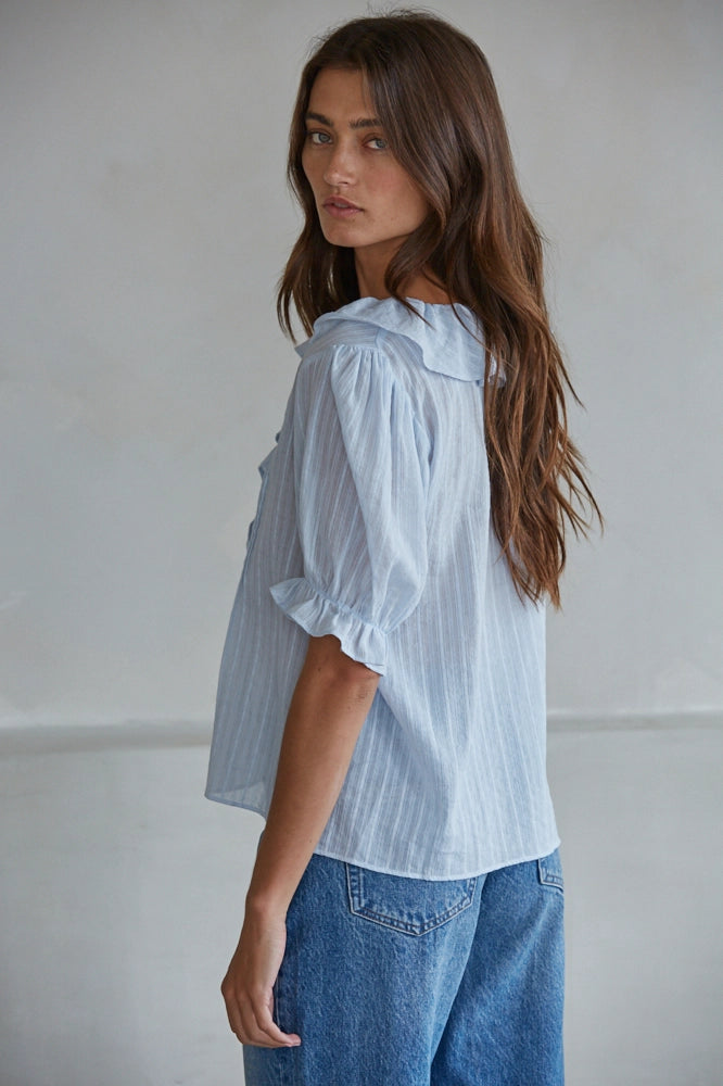 Eliza Ruffled Top