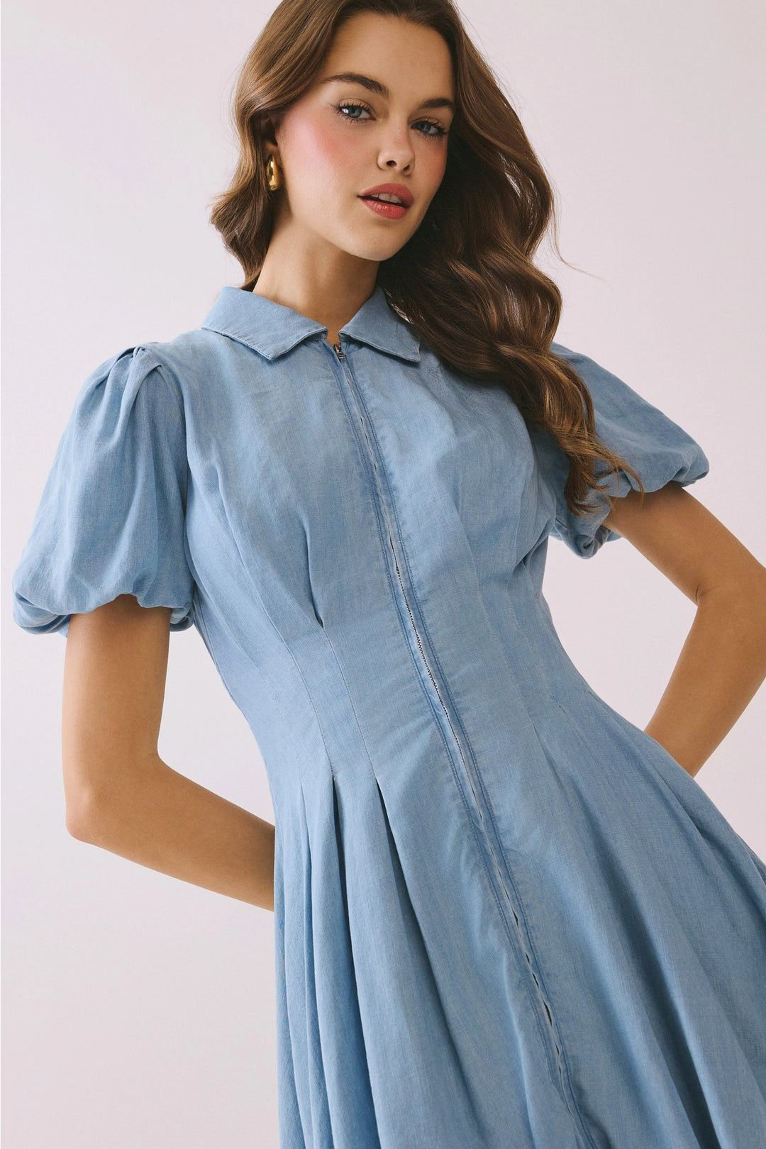 Bubble Skirt Mini Dress