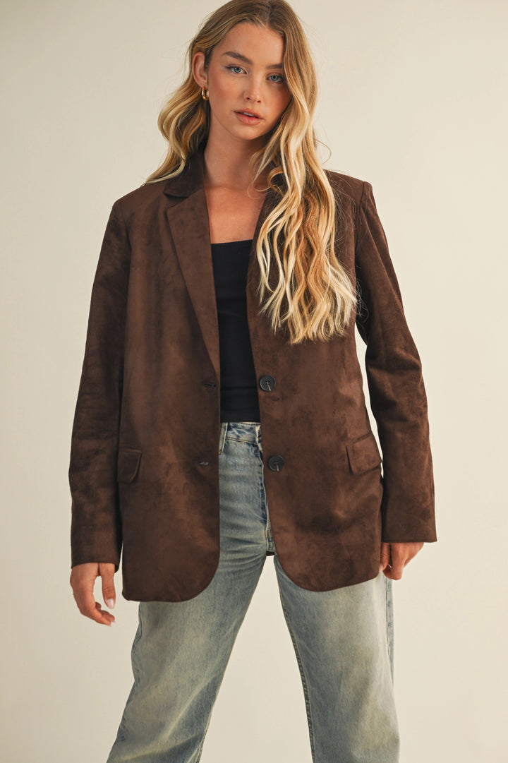 Agnes Suede Blazer