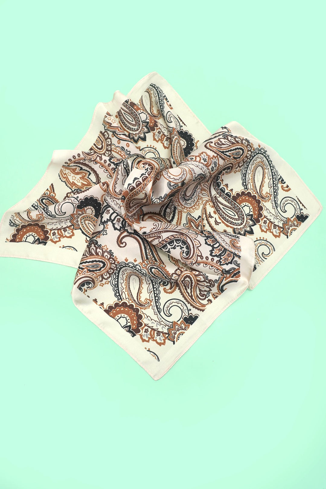 Crimson Paisley Scarf
