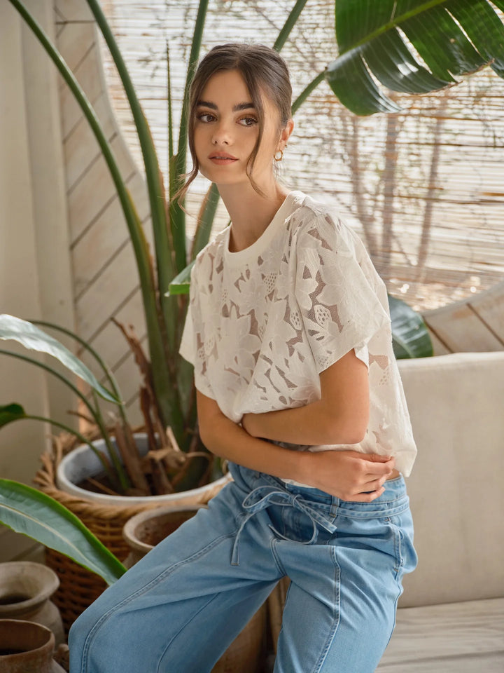 Fleur Lace Tee