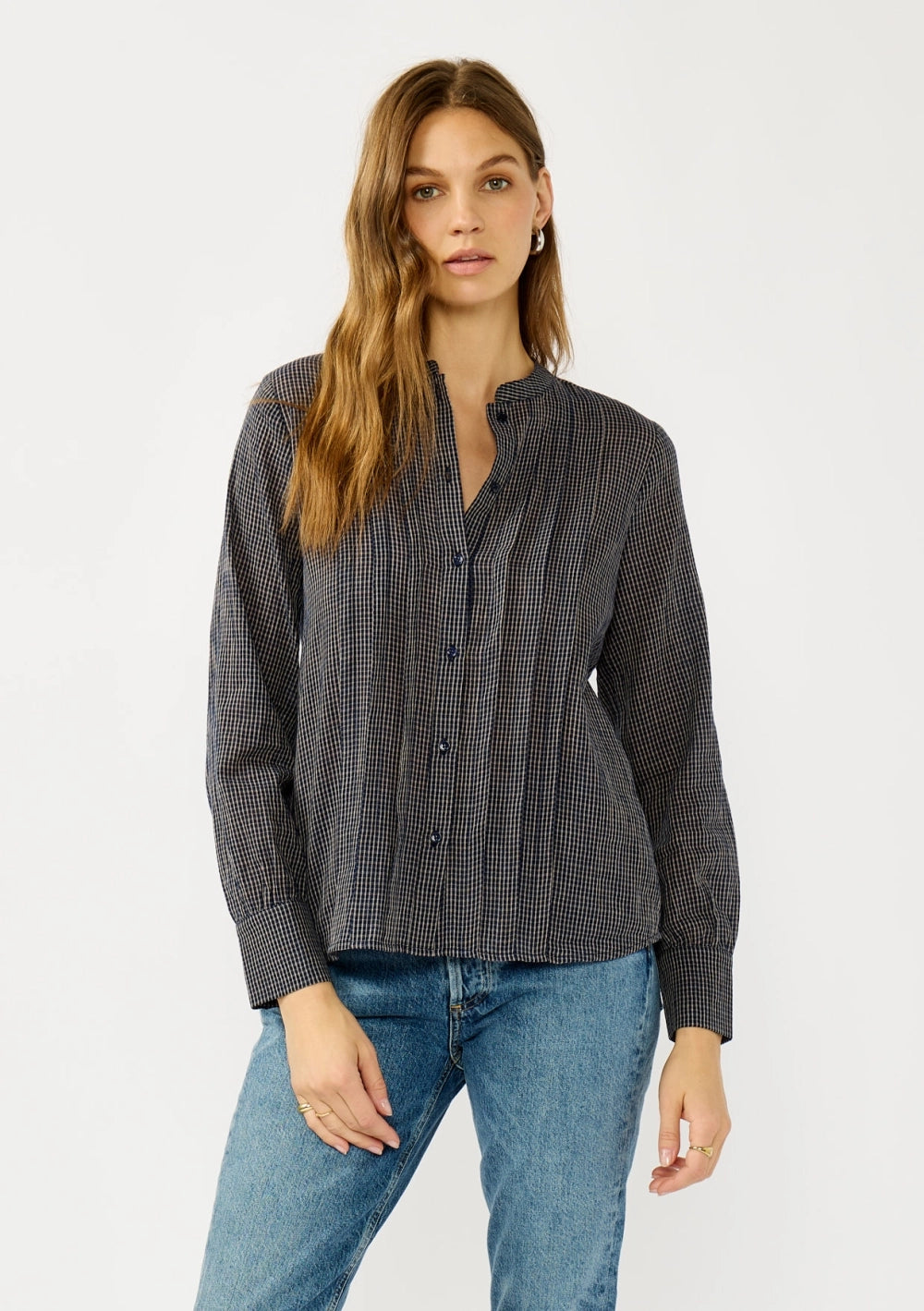 Wallace Checkered Blouse