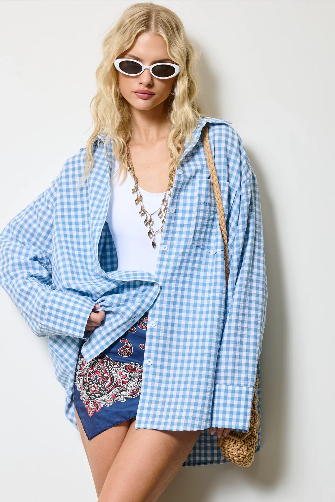 Eden Gingham Button Down