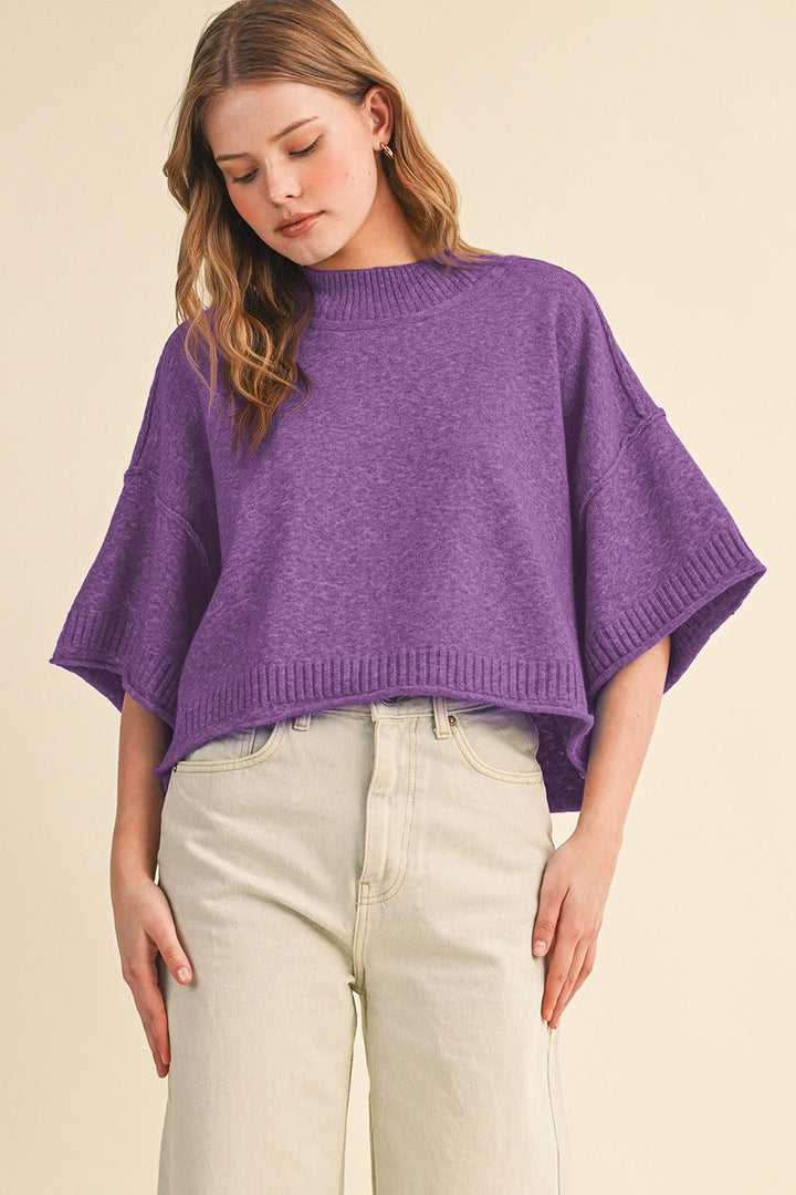 Laurel Mock Neck Sweater