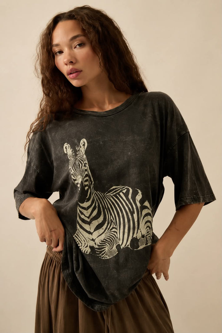 Zebra Vintage Tee