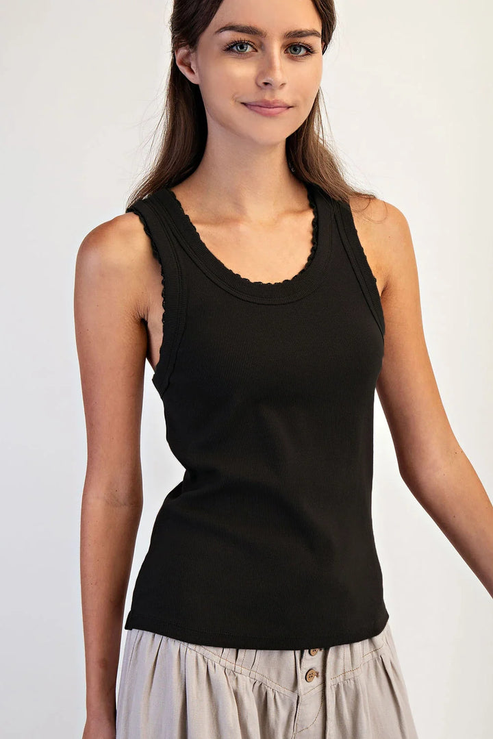 Gemma Ribbed Knit Tank