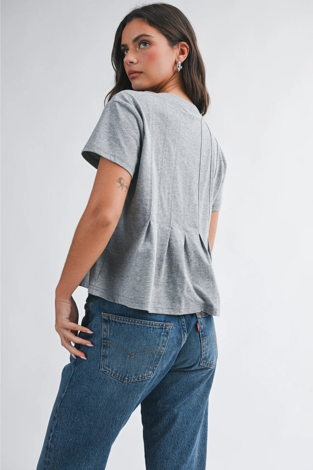 Mable Pleated Tee