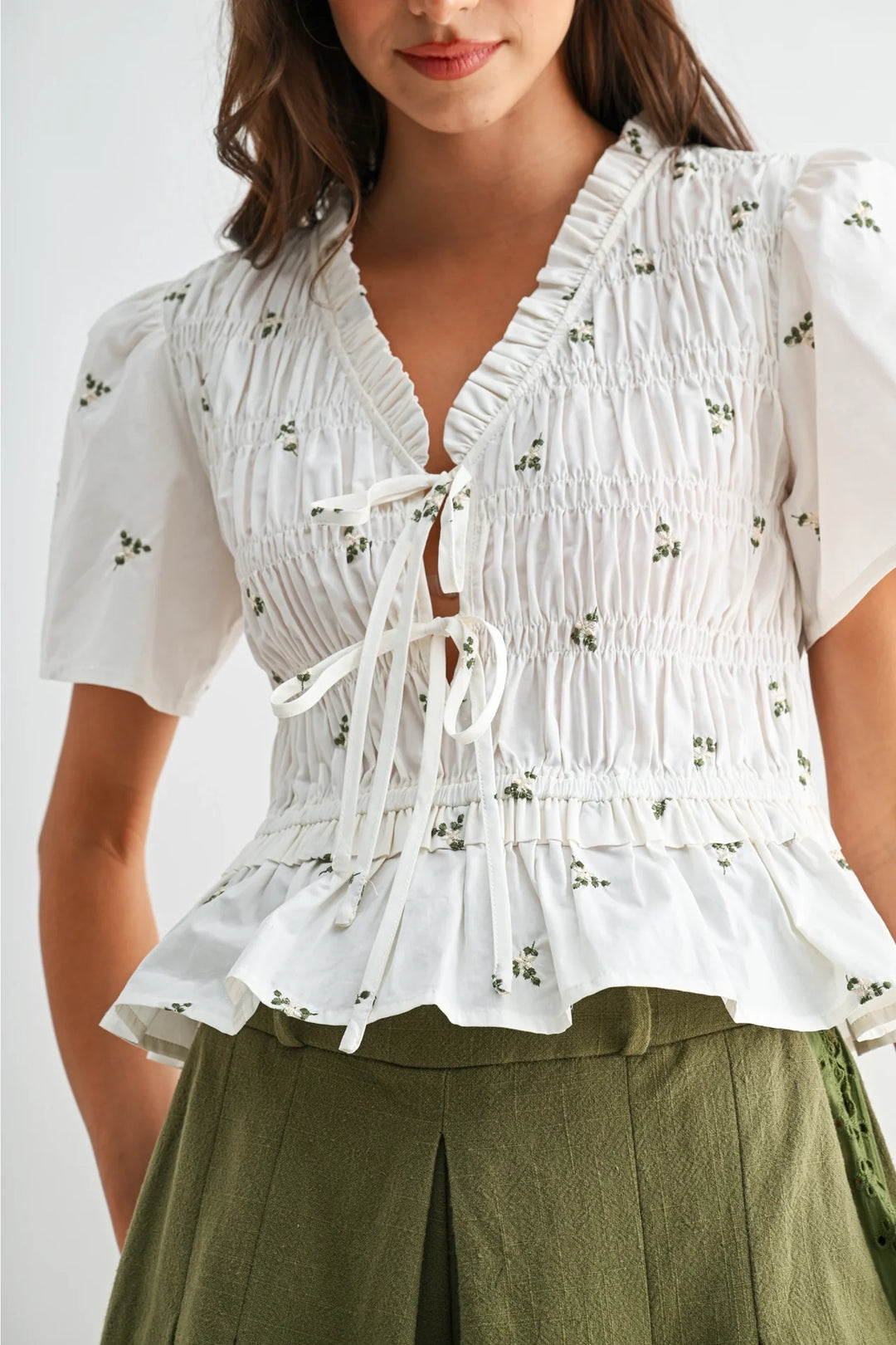 Sofia Peplum Blouse