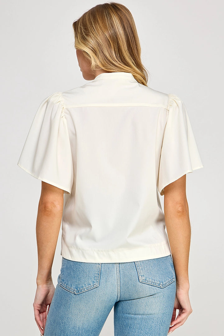 Laurel Poplin Top