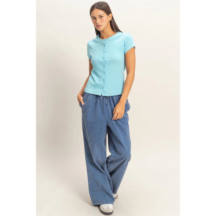 Indie Buttoned Tee