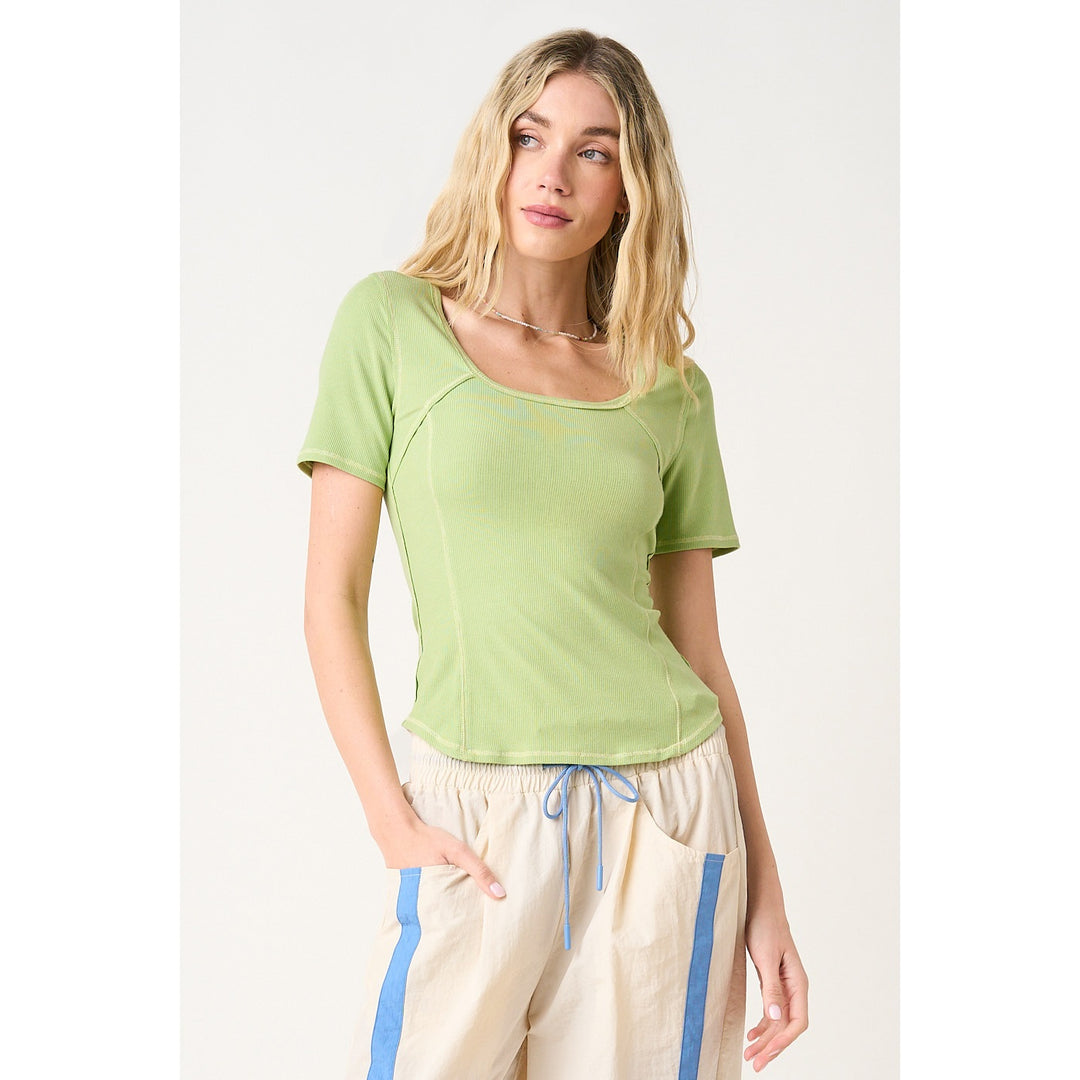 Trudy Ribbed Tee