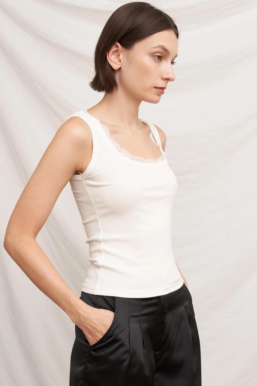 Gail Ribbed Tank