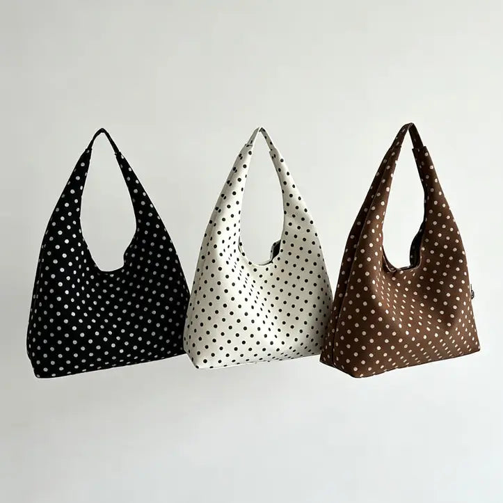 Polka Dot Hobo Bag