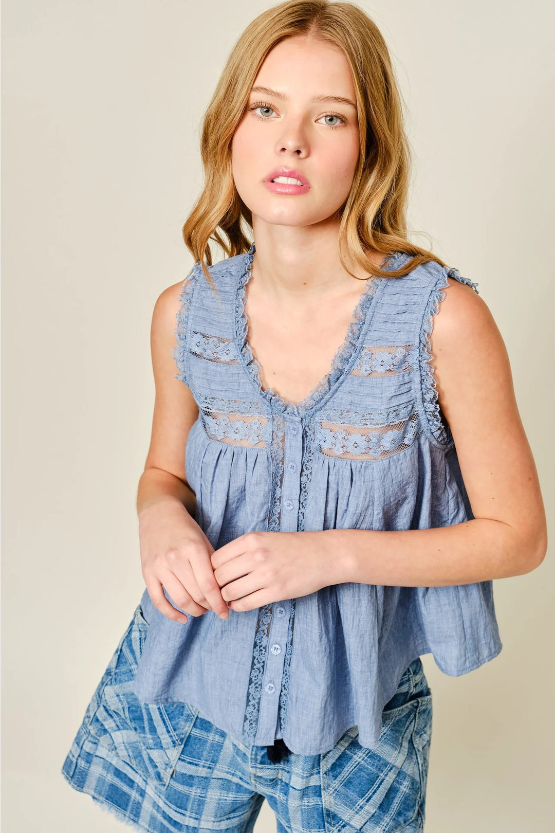 Heidi Ruffle Top