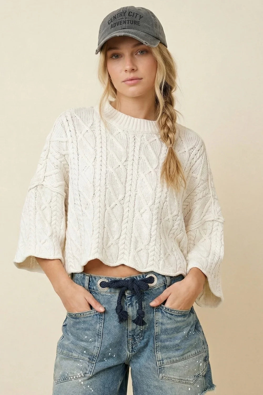 Rey Cable Sweater