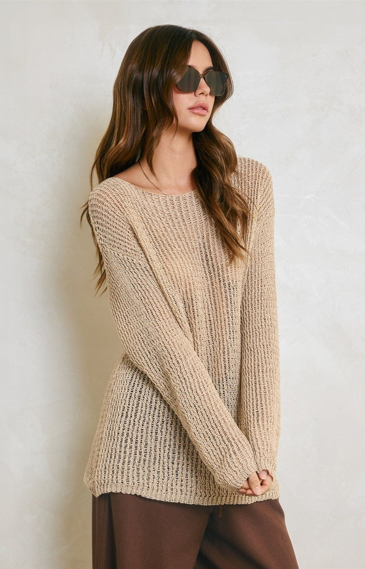 Ramona Open Knit Sweater