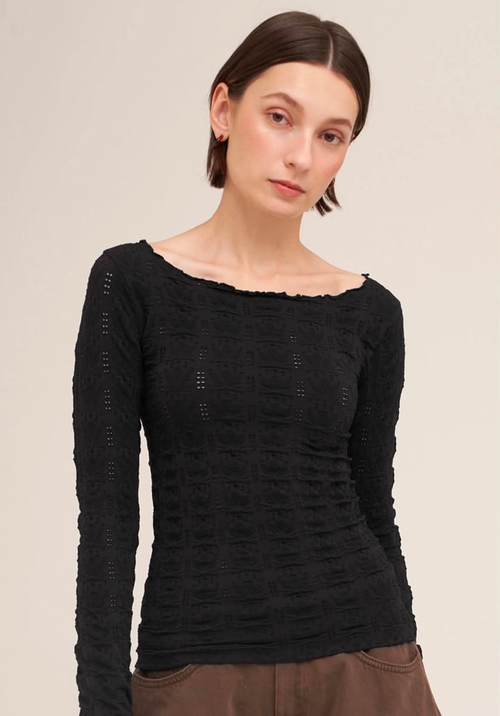 Jess Textured Top