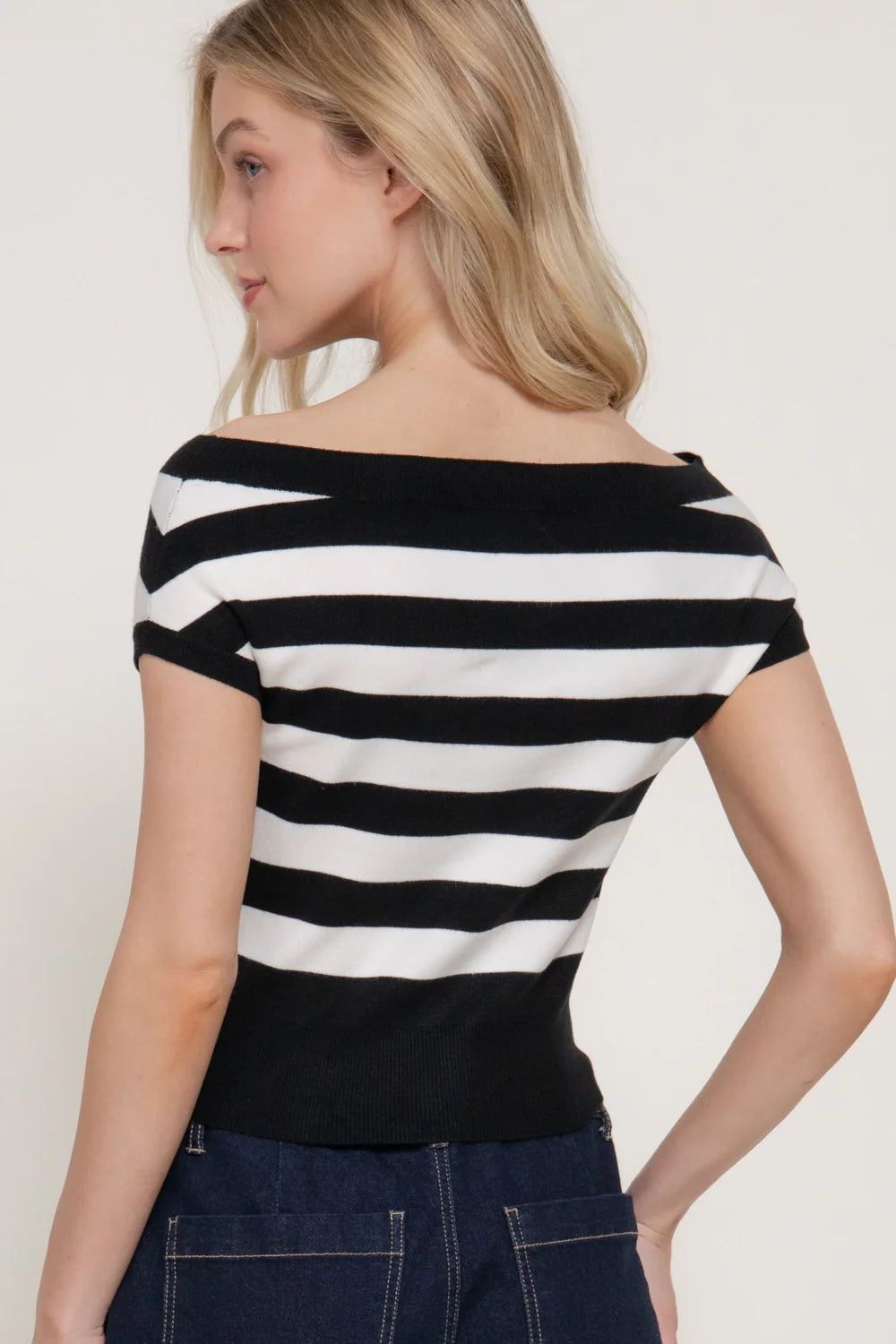 Marta Off Shoulder Sweater Top