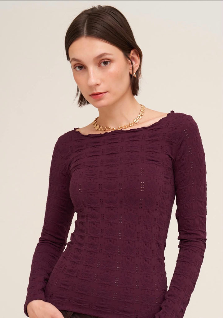 Jess Textured Top