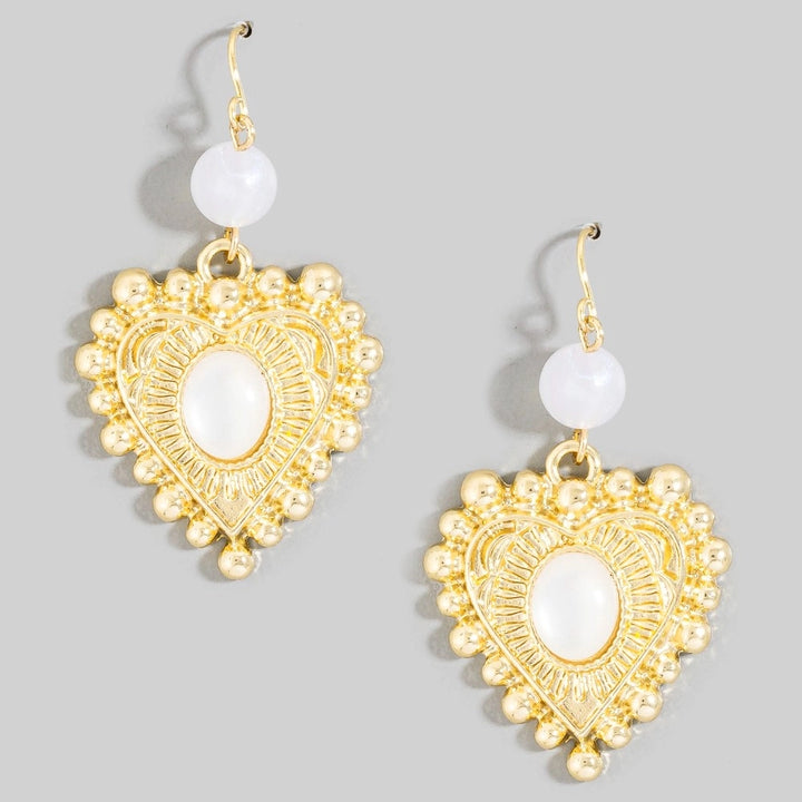 Heart Drop Earrings