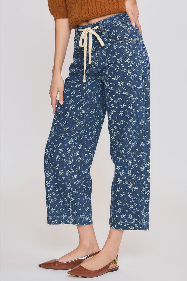 Daisy Tie Front Jeans