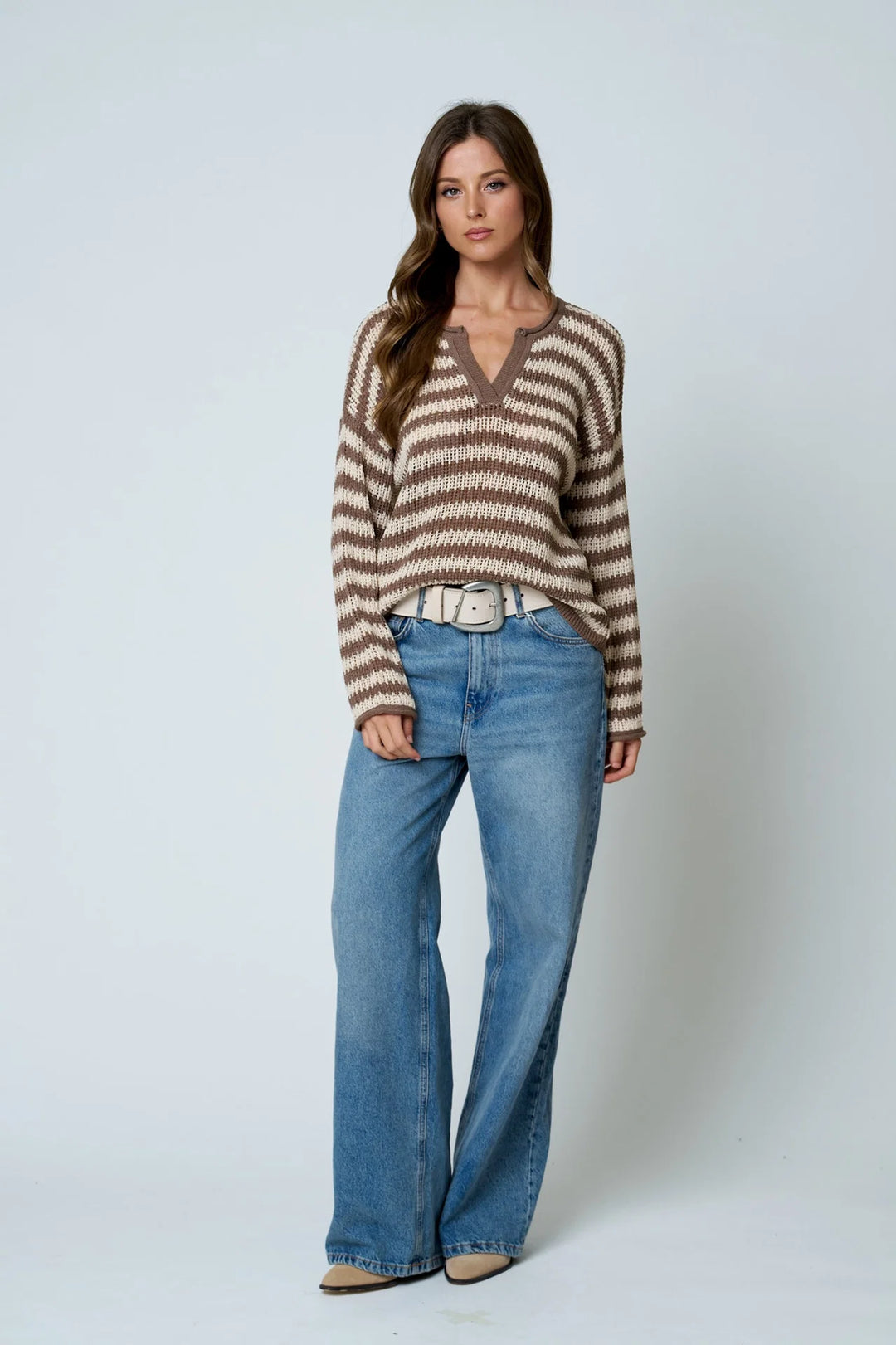Paula Stripe Sweater