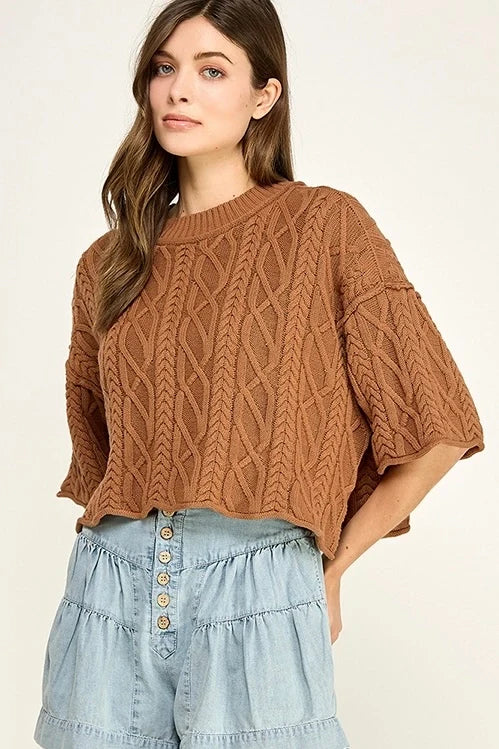 Rey Cable Sweater