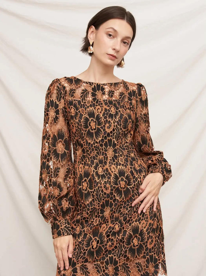Blanche Lace Mini Dress