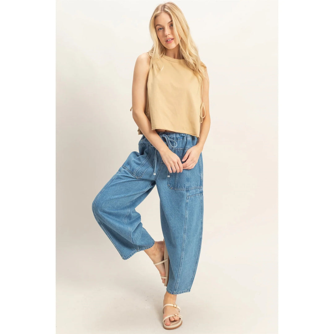 Holly Oversized Pocket Denim