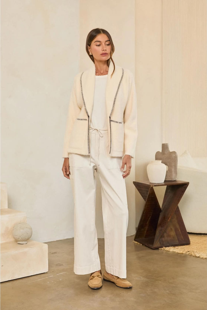 Kayla Open Front Cardigan