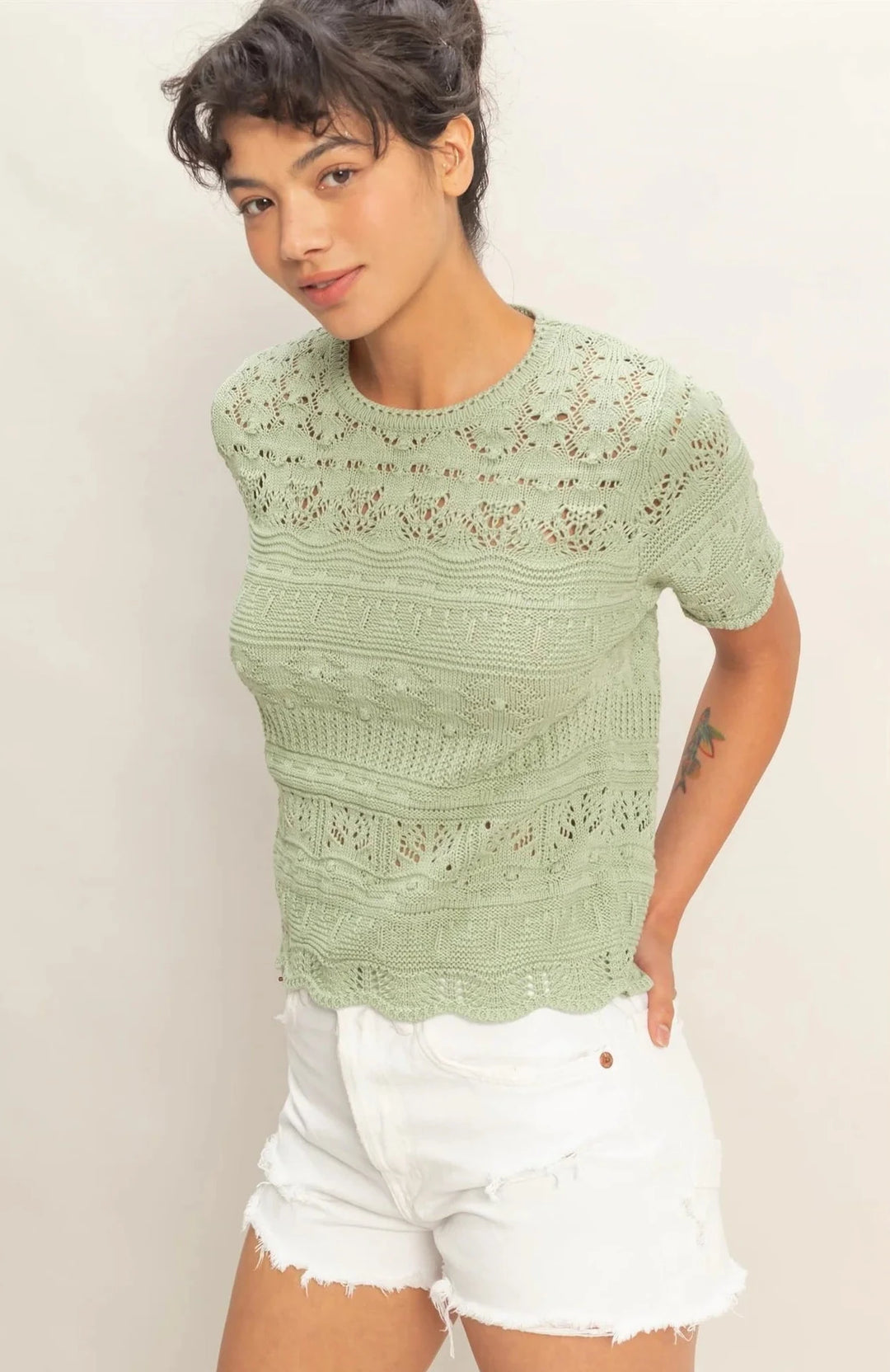 Sage Sweater Top