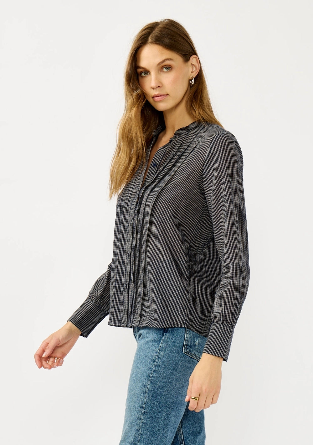 Wallace Checkered Blouse