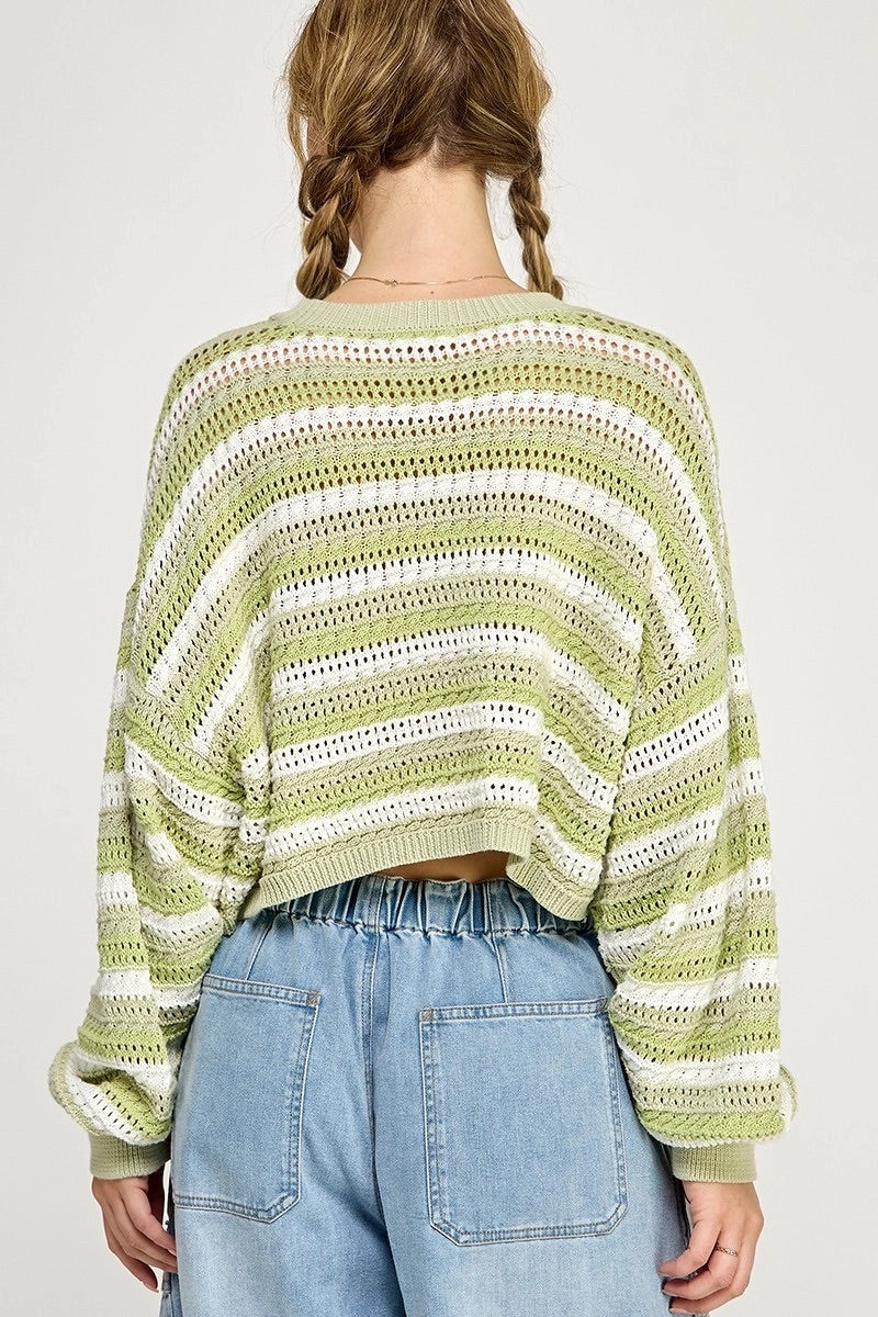 Natalia Striped Sweater