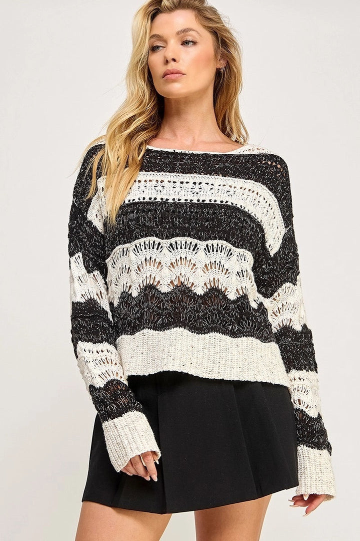 Miriam Open Stitch Sweater