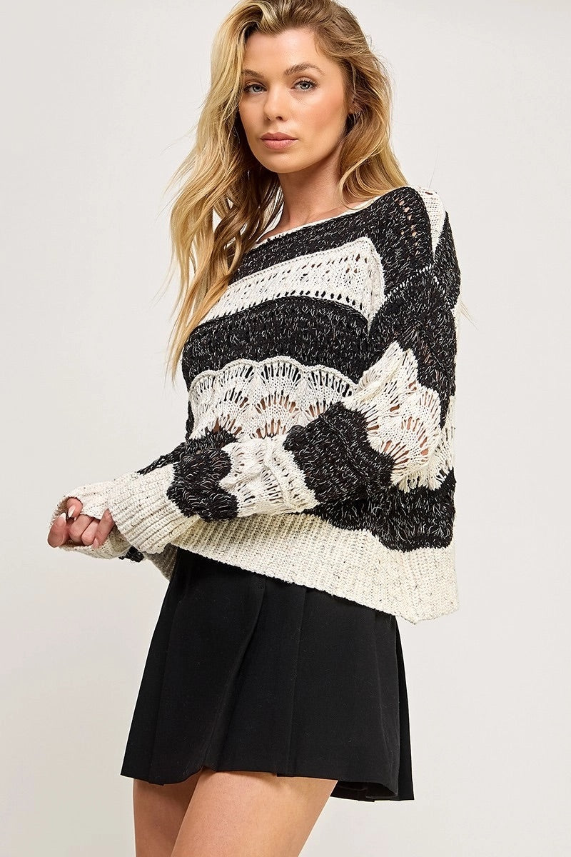 Miriam Open Stitch Sweater