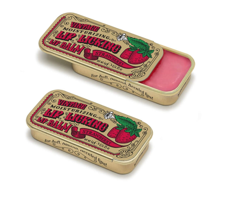 Vintage Lip Tin - Strawberry